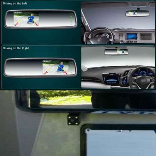 4.3″ Rear-View Mirror Monitor Clip Over Type