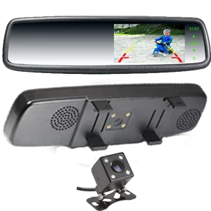 4.3″ Rear-View Mirror Monitor Clip Over Type