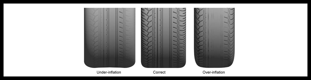 Extend the wear of your tyres with the correct tyre pressure