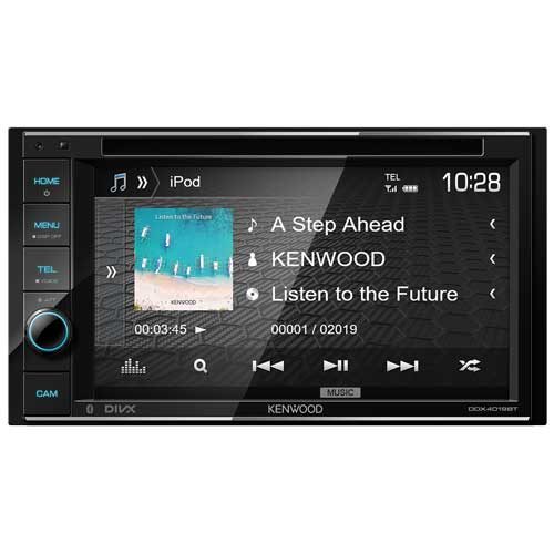 Kenwood DDX4019BT 6.2” WVGA DVD-Receiver with Bluetooth Built-in.