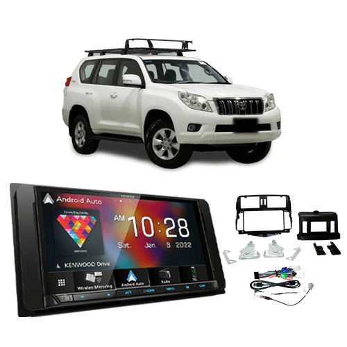 Complete Stereo Upgrade to suit Toyota Landcruiser Prado 2009-2013 (150 Series without NAV)