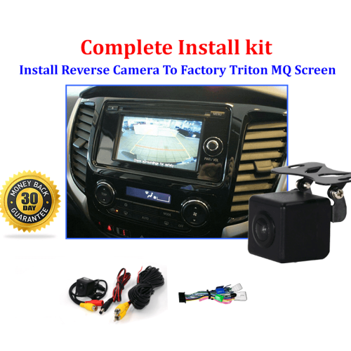 Reverse Camera NTSC Kit to suit Mitsubishi Triton MQ OEM Factory Screen 2016 to 2019