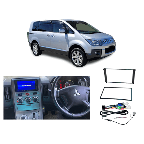 Car Stereo Upgrade for Mitsubishi Delica 2007-2010 (5TH GEN)
