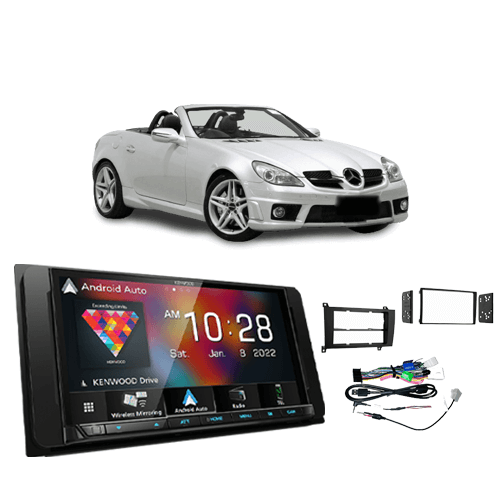 Car Stereo Upgrade to suit Mercedes SLK-Class 2004-2011 (R171) Amplified
