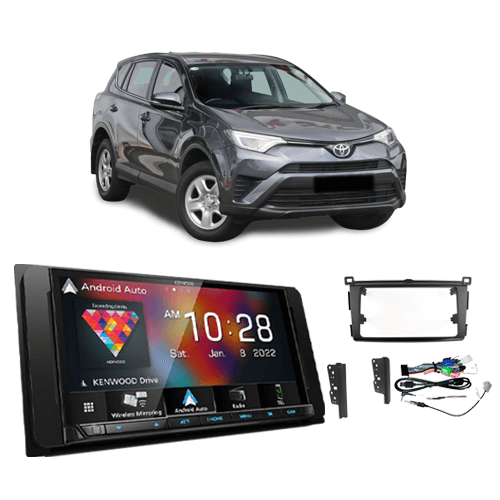 Car Stereo Upgrade kit To Suit Toyota Rav4 2013-2018-Amplified