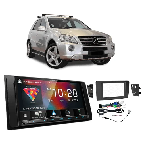 Car Stereo Upgrade to suit Mercedes M-Class 2005-2011 W164-Amplified