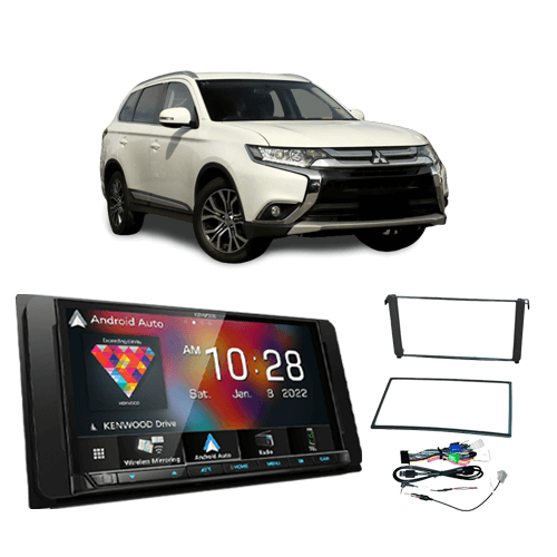 Car Stereo Upgrade To Suit Mitsubishi Outlander 2013-2018 ZJ, ZK Amplified
