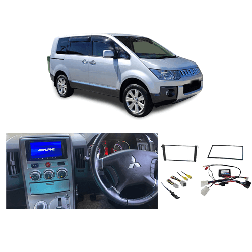Car Stereo Upgrade for Mitsubishi Delica 2007-2010 (5TH GEN) Amplified