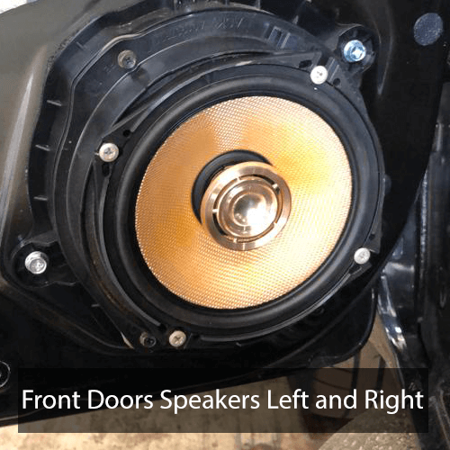 Front Doors Speakers Left and Right