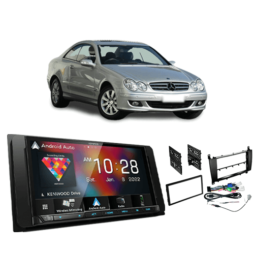 Car Stereo Upgrade to suit Mercedes CLK 2005-2008-Amplified