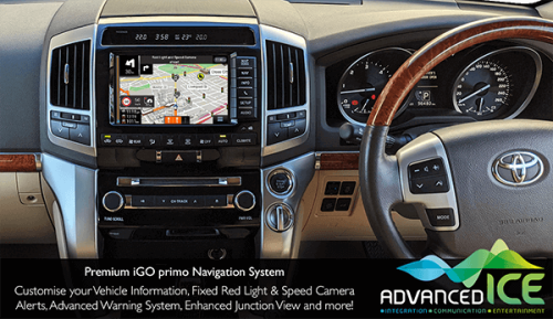 Toyota VX/Sahara Premium Navigation System With Hema 4WD Nav