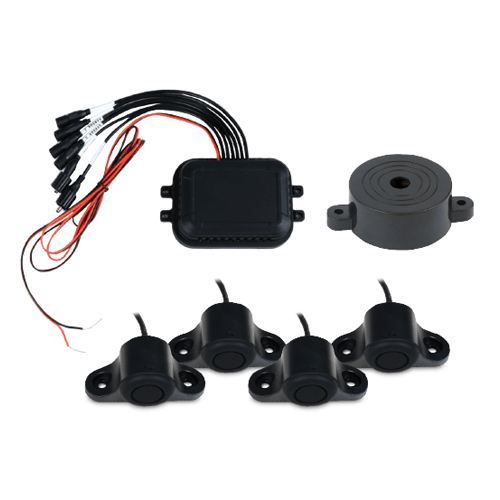 AXIS - APS401T 12/24V Wired 4-Sensor Reverse Kit with Buzzer