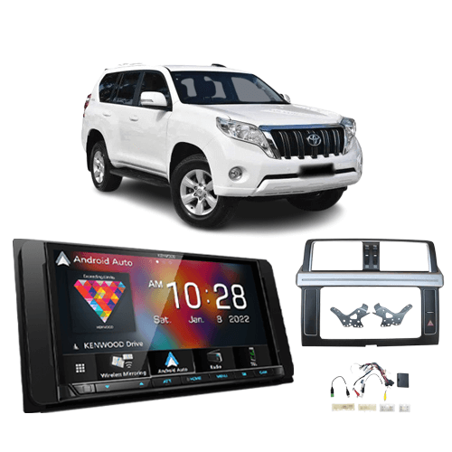 Car Stereo Upgrade Kit To Suit Toyota Landcruiser Prado 2014-2019 (150 Series) With 360 Degree Camera System