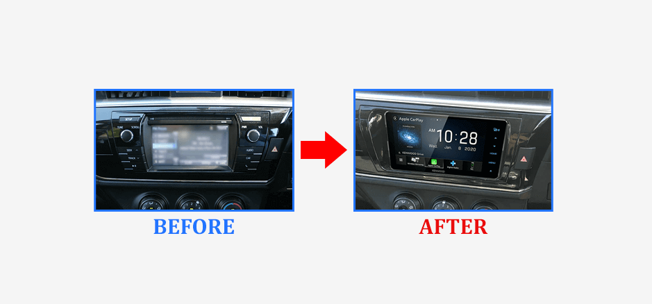 before-after-kenwood-ddx920wdabs-car-stereo-upgrade-to-suit-toyota-corolla-2013-2016-sedan