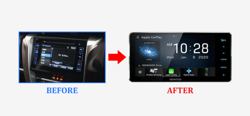 before-after-kenwood-ddx920wdabs-car-stereo-upgrade-to-suit-toyota-fortuner-2015-2019-non-amp