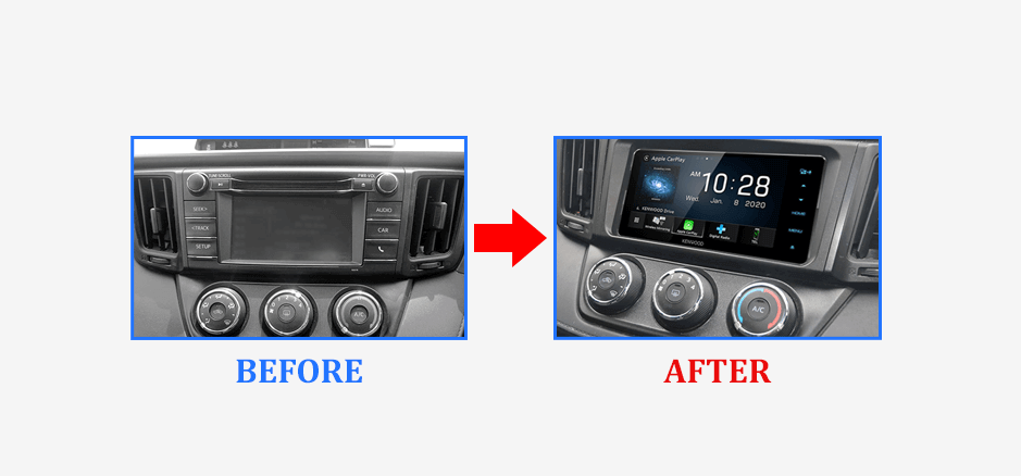 before-after-kenwood-ddx920wdabs-car-stereo-upgrade-to-suit-toyota-rav4-2013-2018-non-amp
