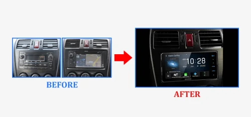 before-after-kenwood-ddx920wdabs-for-subaru-xv-2012-2015-car-stereo-upgrade