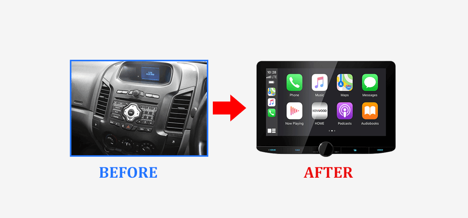 before-after-kenwood-dmx9720xds-for-ford-ranger-px1-2012-to-2015-car-stereo-upgrade