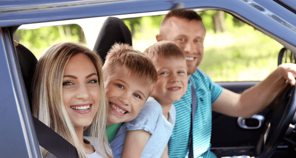 Family-in-car