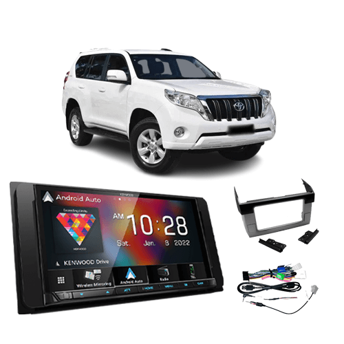 Car Stereo Upgrade Kit To Suit Toyota Landcruiser Prado 2013-2017 150 Series-Amplified (SFDTY04)
