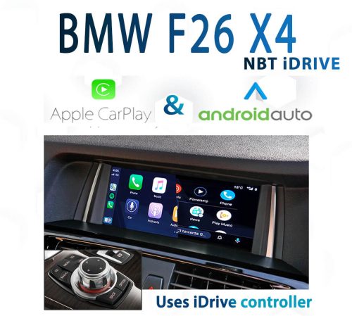 BMW F26 X4 - NBT iDrive Apple CarPlay & Android Auto Integration
