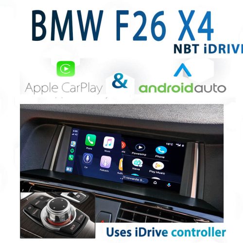 BMW F26 X4 - NBT iDrive Apple CarPlay & Android Auto Integration