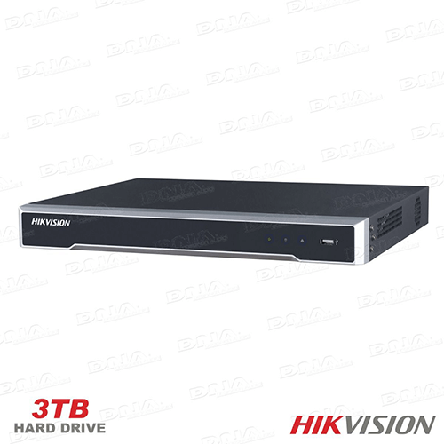 HIKVISION 16ch PoE NVR + 3TB HDD
