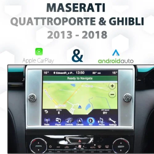Maserati UConnect - Apple CarPlay & Android Auto Integration