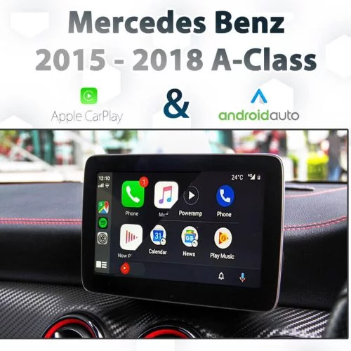 Mercedes Benz W176 A-Class 2015-2018 Apple CarPlay & Android Auto Integration