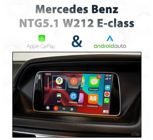 Mercedes Benz W212 E-Class - Apple CarPlay & Android Auto Integration