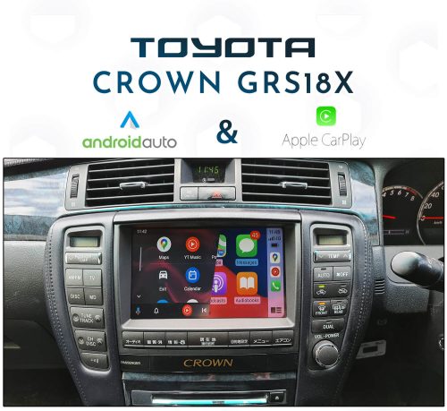 [2005-07] Toyota Crown GRS18X - Apple CarPlay & Android Auto Integration *Plug and Play