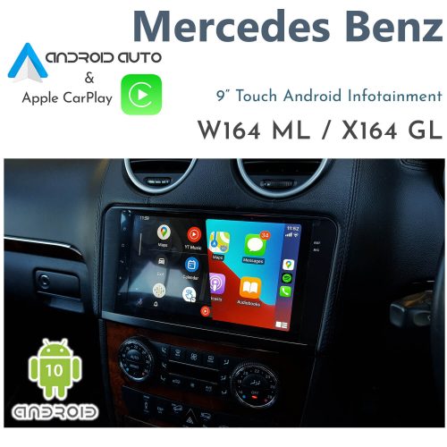 [2006-2011] Mercedes Benz W164 ML / X164 GL Class 9" Apple CarPlay & Android Auto replacement unit
