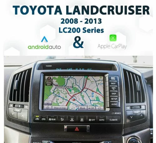 [2008-2013] Toyota Landcruiser 200 - Apple CarPlay & Android Auto Integration