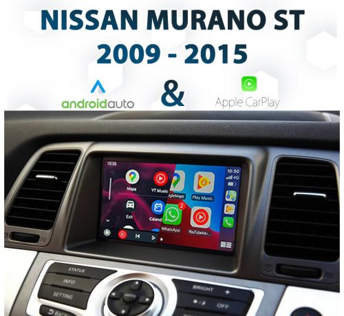 [2009-15] Nissan Z51 Murano ST No Nav - Apple CarPlay & Android Auto Integration