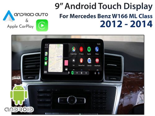 [2011-2015] Mercedes Benz W166 ML / X166 GL class- Touch Android Auto & CarPlay 9" Replacement screen