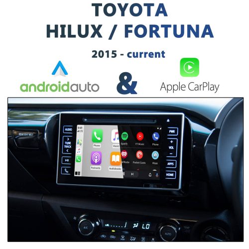 [2015 - 2020] Toyota Hilux / Fortuner -Apple CarPlay & Android Auto Integration