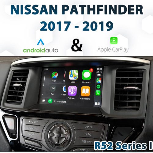 [2017-19] Nissan Pathfinder R52 Series II - Apple CarPlay & Android Auto Integration upgrade pack