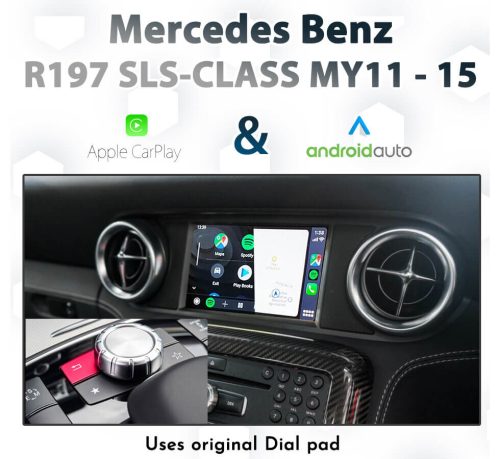 Mercedes Benz SLS-Class - Dial control Apple CarPlay & Android Auto - NTG4.5