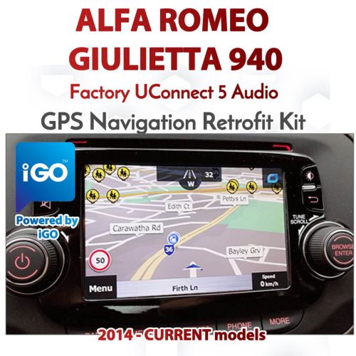 Alfa Romeo 940 Giulietta : UConnect 5 Integrated GPS Navigation install Kit
