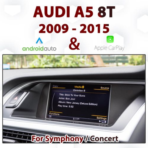 Audi A5 8T Symphony / Concert Audio [TOUCH] - Android Auto & Apple CarPlay Integration