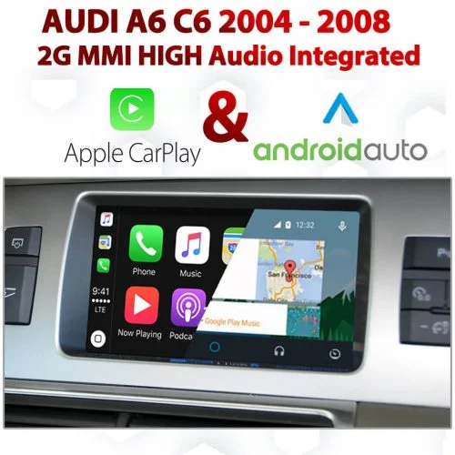 Audi A6 C6 2G MMi 2004-2008 [TOUCH] - Touch Overlay Apple CarPlay & Android Auto Integration