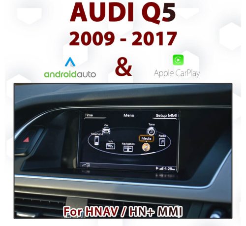 Audi Q5 3G MMI [TOUCH overlay] - Apple CarPlay & Android Auto Integration
