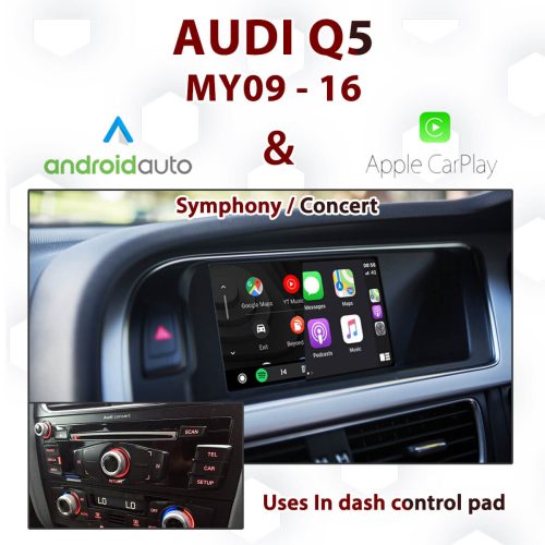 Audi Q5 Symphony & Concert [DIAL] - Apple CarPlay & Android Auto Integration