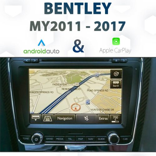 Bentley Continental [2011-2018] - Apple CarPlay & Android Auto Integration