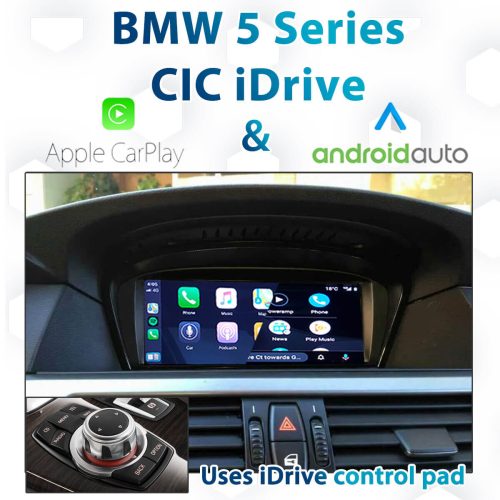 BMW E60 5 Series LCI - CIC iDrive Apple CarPlay & Android Auto Integration