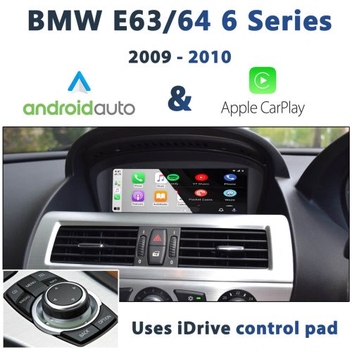 BMW E63 / E64 6 Series LCI - CIC iDrive Apple CarPlay & Android Auto Integration