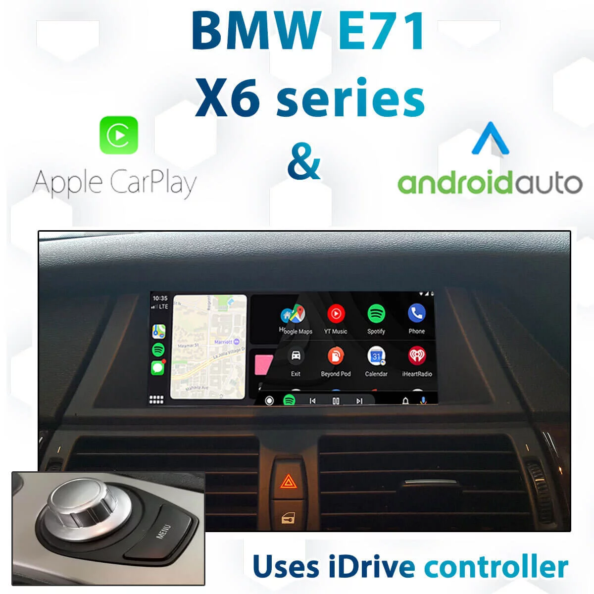 BMW E71 X6 CCC iDrive Apple CarPlay & Android Auto Integration - PPA Car  Audio