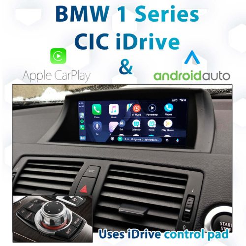 BMW E81/82 1 Series LCI - CIC iDrive Apple CarPlay & Android Auto Integration