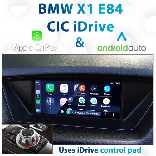 BMW E84 X1 Series LCI - CIC iDrive Apple CarPlay & Android Auto Integration