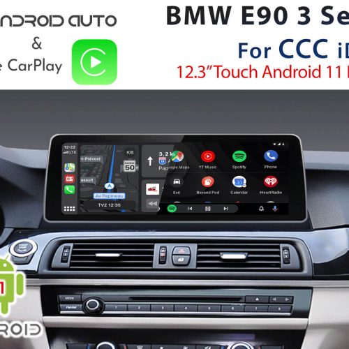 BMW E90 E91 E92 3 Series CCC - 12" Android 11 / Apple CarPlay & Android Auto Replacement display